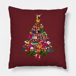 Ugly Broadway Christmas Sweater Pillow