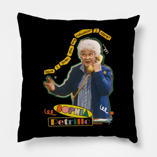 sophia petrillo Pillow by Luna Lovers