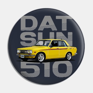 Datsun 510 Bluebird - Classic Car Pin