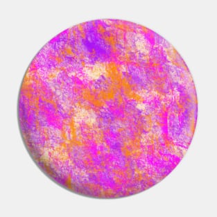 Bright Pink Purple Orange Abstract Pin