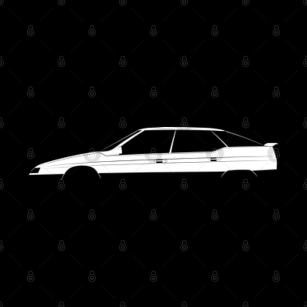 Citroen XM Silhouette by Car-Silhouettes