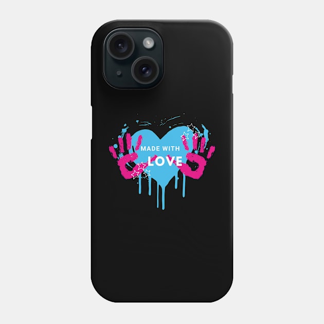 Made With Love Phone Case by Heartfeltarts