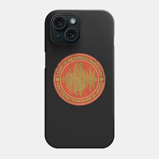 Today is Universal Music Day Badge Phone Case