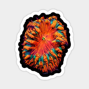 Blastomussa Red and Orange Magnet