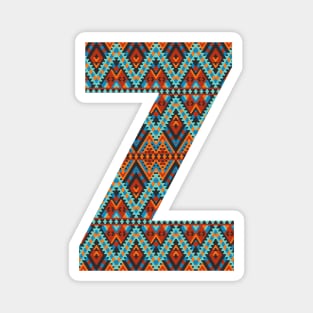 Letter Z- boho design Magnet