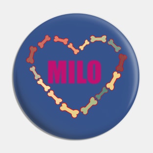 MILO YOUR FURRY FRIEND. DOGGIE GIFTS Pin