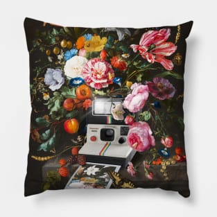 Floral instant photo Pillow