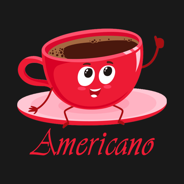 AMERICA COFFEE  FUNNY COFFEE LOVER by ErsanAhmetees
