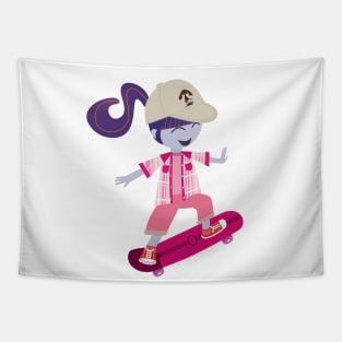 Skater Girl Tapestry