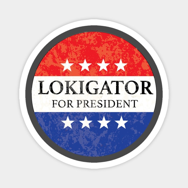 Lokigator For President Magnet by trollbogies