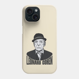 Leonard Norman Cohen Fan Art Phone Case