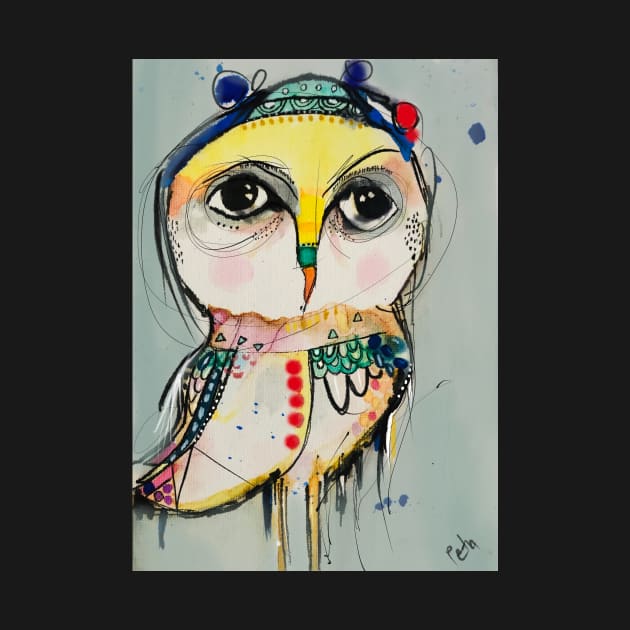 Whimsical owl, by atep