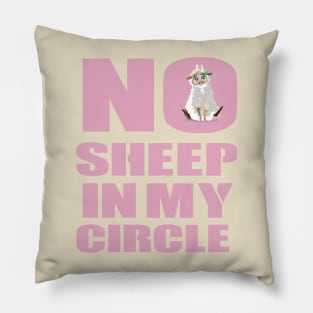 no sheep in my circle fanny Shirt Pillow