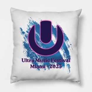 Ultra Music Festival Miami 2023 Pillow