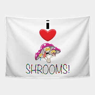 I Heart Shrooms! Tapestry