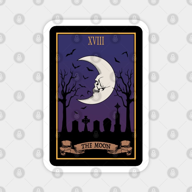 The Moon Tarot Magnet by RavenWake