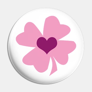 Heart Clover Pin