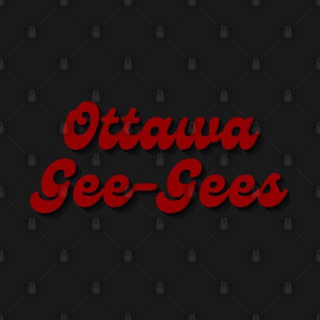 Ottawa Gee-Gees by stickersbyjori