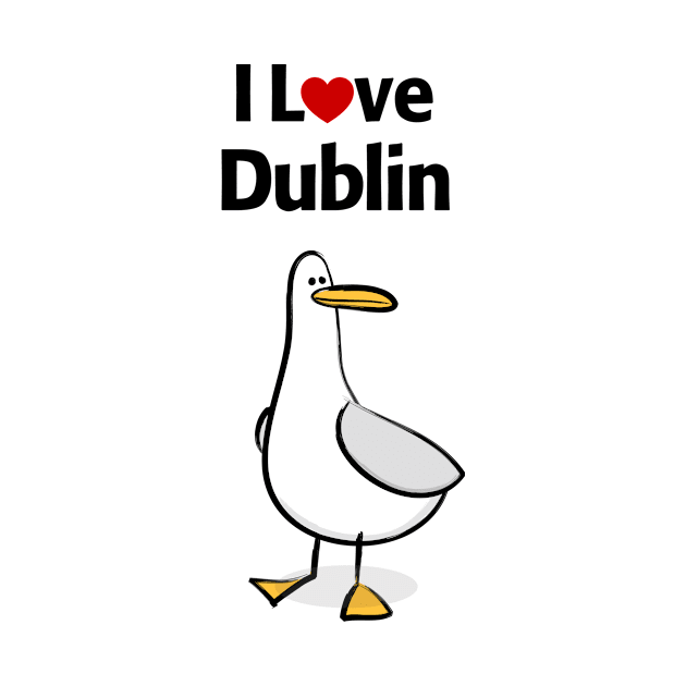 I Love Dublin by MonkeyTshirts