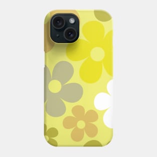 Hippie Floral Yellow Pastel Flower Seamless Pattern Phone Case