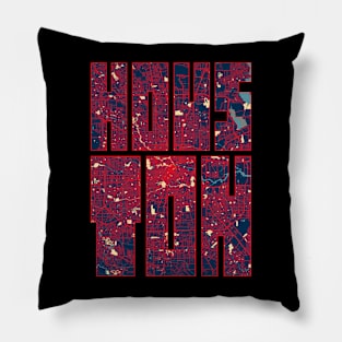 Houston, Texas, USA City Map Typography - Hope Pillow