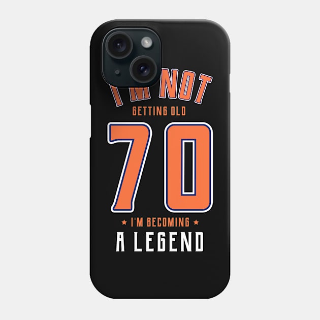 70TH BIRTHDAY Phone Case by Cult Classics