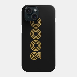 2000 Birth Year Glitter Effect Phone Case