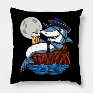 Shark Pirate Party Pillow