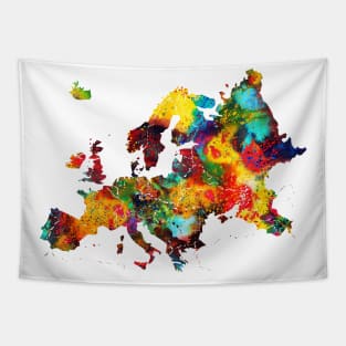 Map of Europe Tapestry