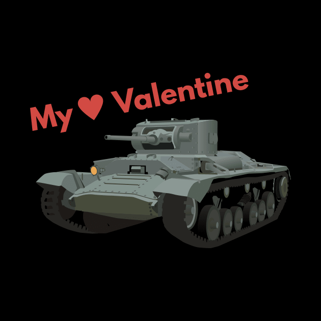 My Valentine British WW2 Tank by NorseTech