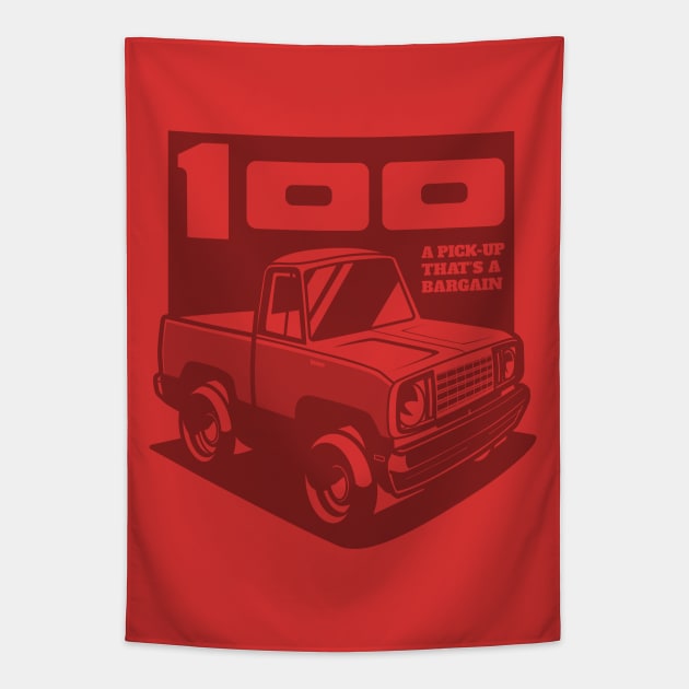 Bright Red - D-100 (1978 - Ghost) Tapestry by jepegdesign