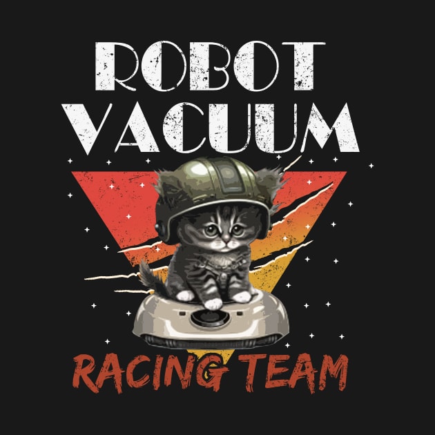 Robot Vacuum Racing Team by Rochelle Lee Elliott