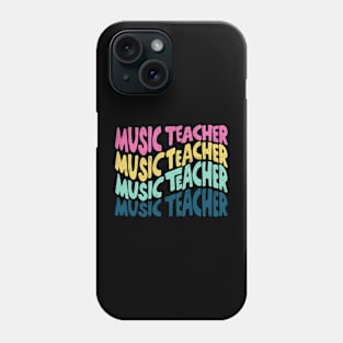 Music teacher halftone Phone Case