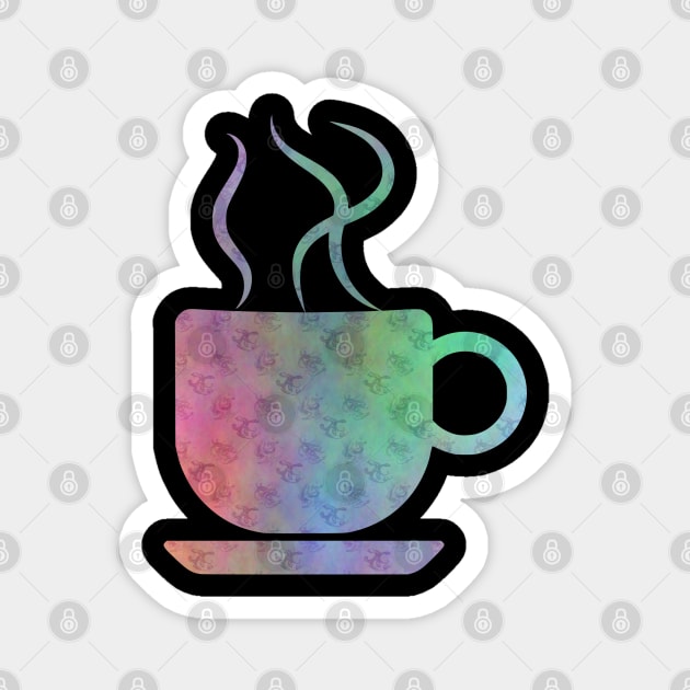 Hot Coffee Chocolate or Tea Magnet by Mazz M