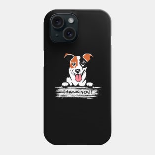 Jack Russell thank you Phone Case