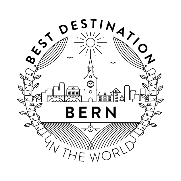 Bern Minimal Badge Design by kursatunsal