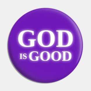 Godis Good Over Heart and on the Back or Just Over the Heart Pin