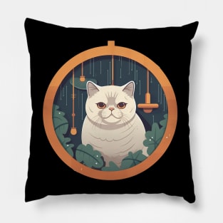 Exotic Shorthair Cat Xmas Xmas Ornament, Love Cats Pillow