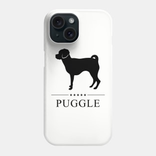 Puggle Black Silhouette Phone Case