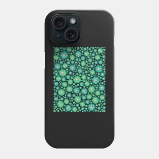 Peyote cactus plant pattern illustration Phone Case