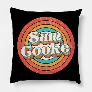 Sam Proud Name - Vintage Grunge Style Pillow