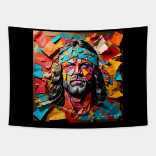 Randy Savage // Paper Art Tapestry