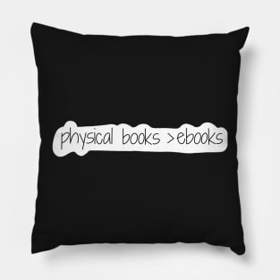 Books over books Pillow