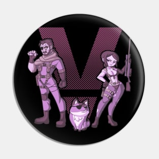 Diamond Dogs - Violet Pin