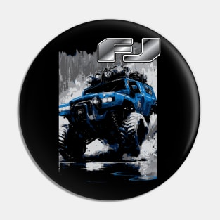 FJ Cruiser Blue Pin