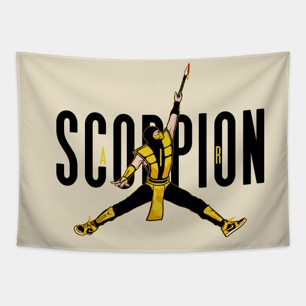 AIR SCORPION Tapestry by cabelomaluco