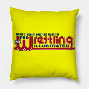 Pro Wrestling Illustrated 70s Logo Pillow