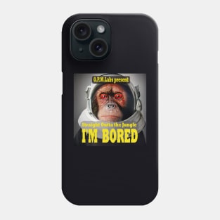 Funny Bored Astronaut Spacesuit Ape Phone Case