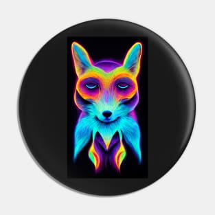 Psychedelic Fox II Pin