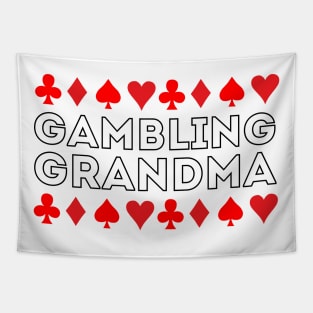 Gambling Grandma Tapestry